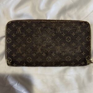 Louis Vuitton Brown Monogram Zip Wallet